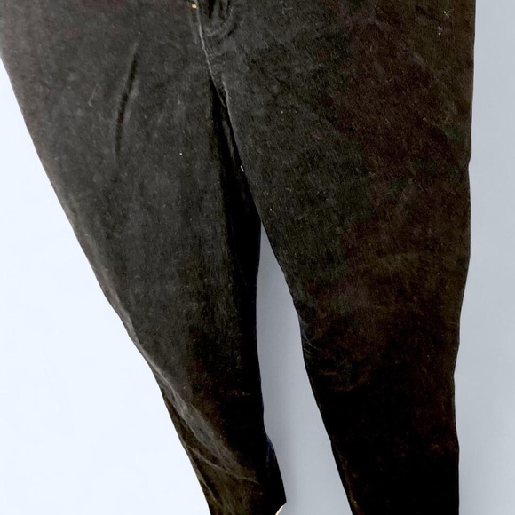 Talbots Navy Blue corduroy jeggings with button fly and pockets 14 - Picture 2 of 5